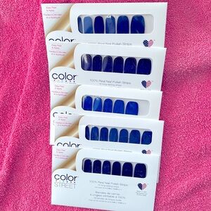 Color Street Nail Polish Strips 5 Sets
